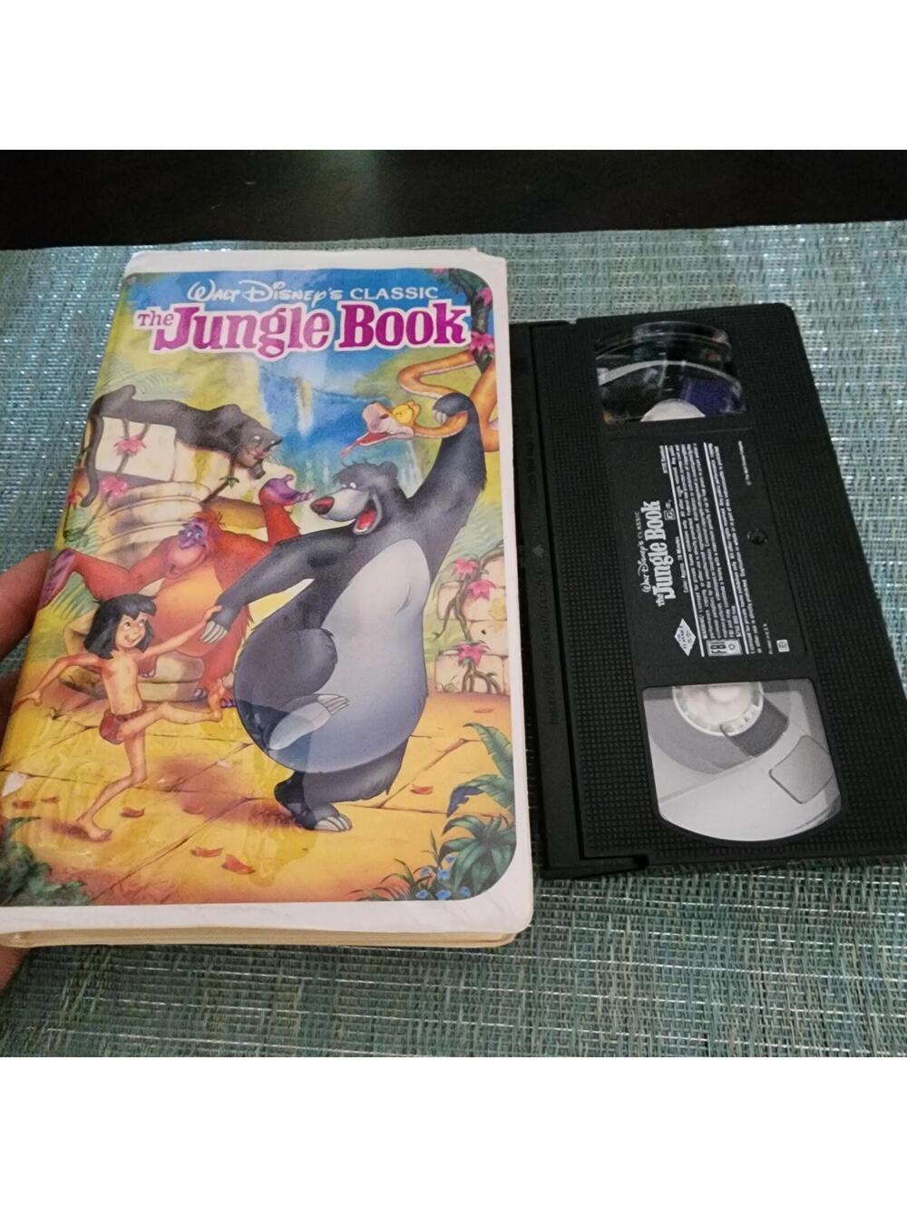 Disney The Jungle Book VHS Walt Disney Classics Black Diamond Clamshell Animate